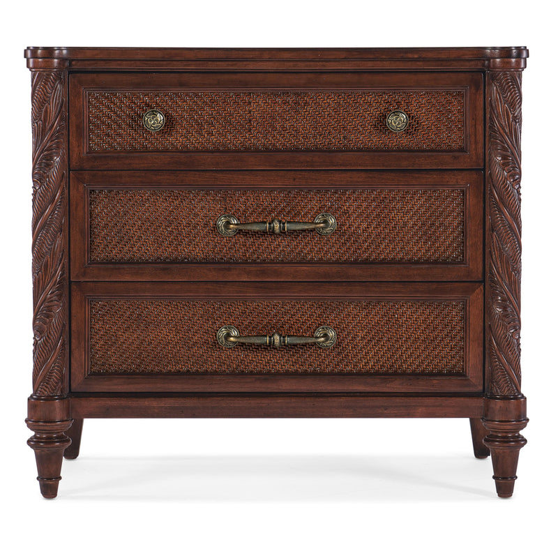 Hooker Furniture 6750-90316-85 Charleston Three-Drawer Nightstand IMAGE 2