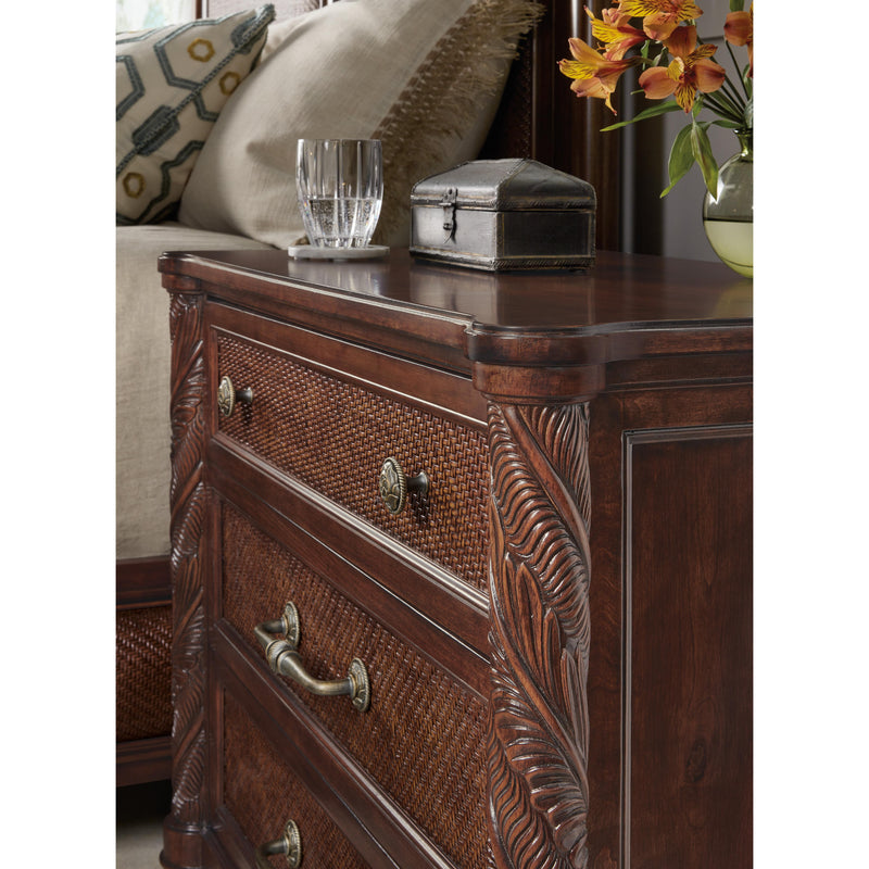 Hooker Furniture 6750-90316-85 Charleston Three-Drawer Nightstand IMAGE 4