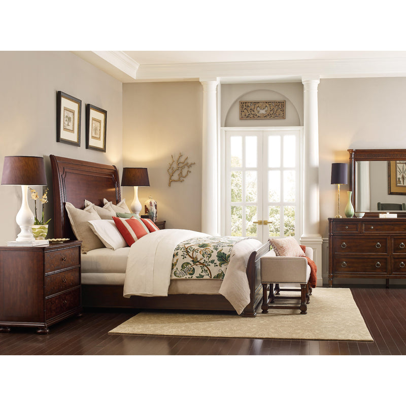 Hooker Furniture 6750-90466-85 Charleston King Sleigh Bed IMAGE 4