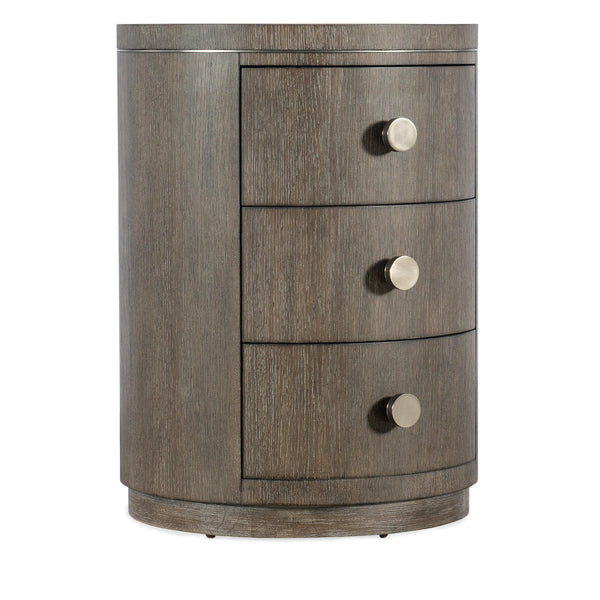 Hooker Furniture 6850-90315-89 Modern Mood Round Nightstand IMAGE 1