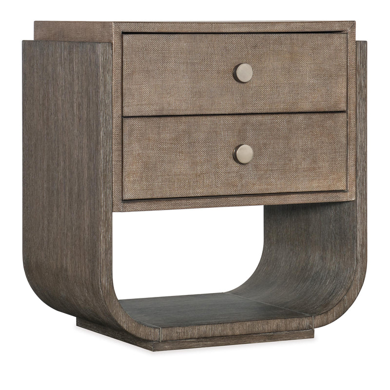 Hooker Furniture 6850-90416-89 Modern Mood Two Drawer Nightstand IMAGE 1