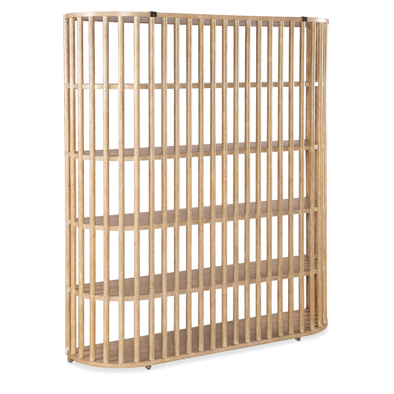 Hooker Furniture 6950-10446-80 Retreat Slatted Bookcase IMAGE 2