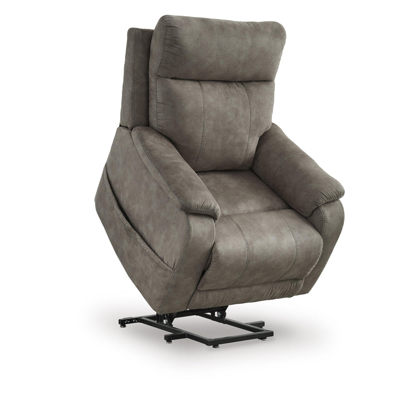 Signature Design by Ashley Crestmeade Fabric Lift Chair with Heat and Massage 1350312 IMAGE 3