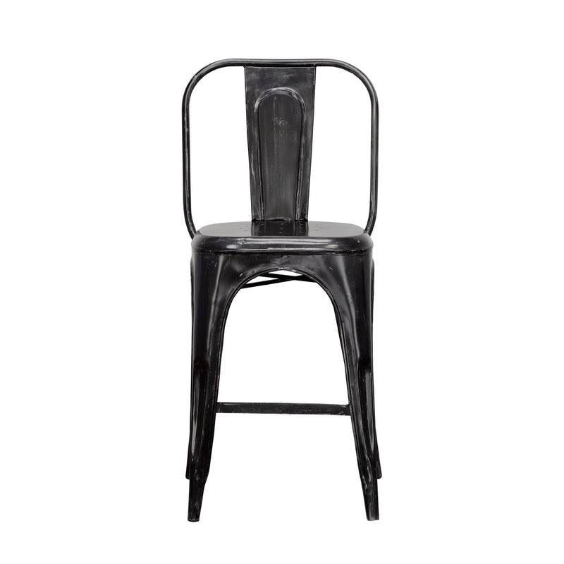 Coast2Coast Abby 92500 Industrial Style Black Counter Height Dining Chair - Set of 2 IMAGE 3