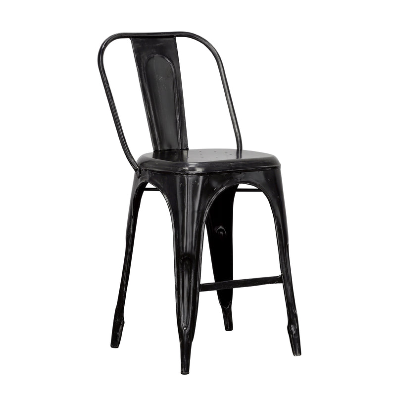 Coast2Coast Abby 92500 Industrial Style Black Counter Height Dining Chair - Set of 2 IMAGE 4