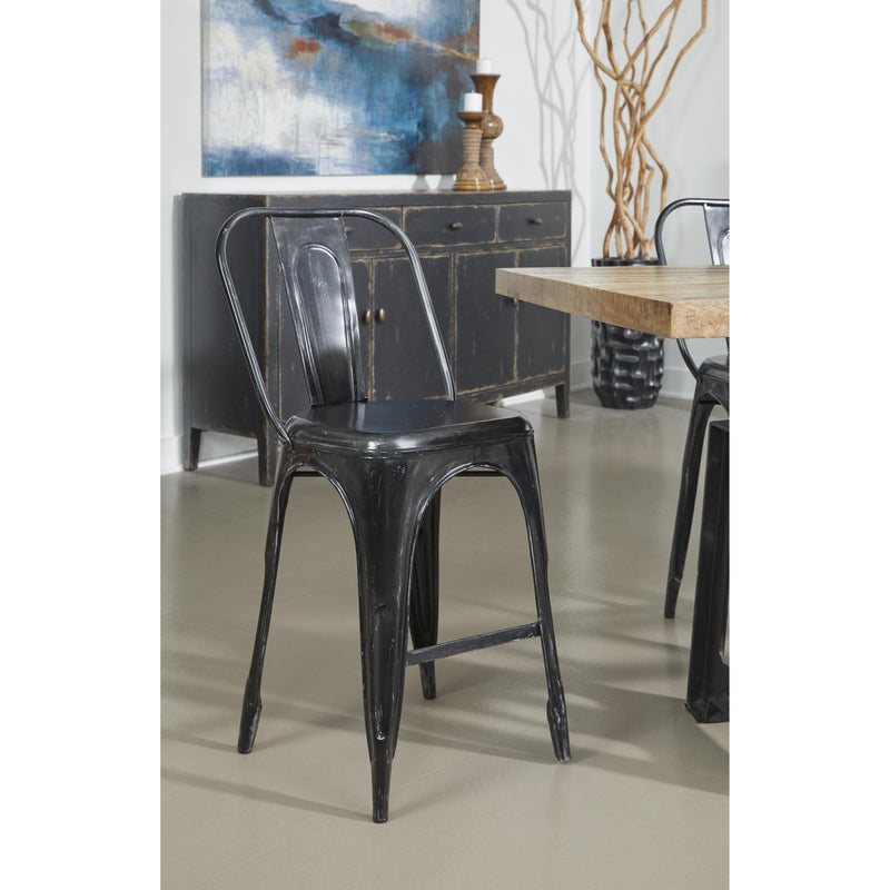 Coast2Coast Abby 92500 Industrial Style Black Counter Height Dining Chair - Set of 2 IMAGE 7