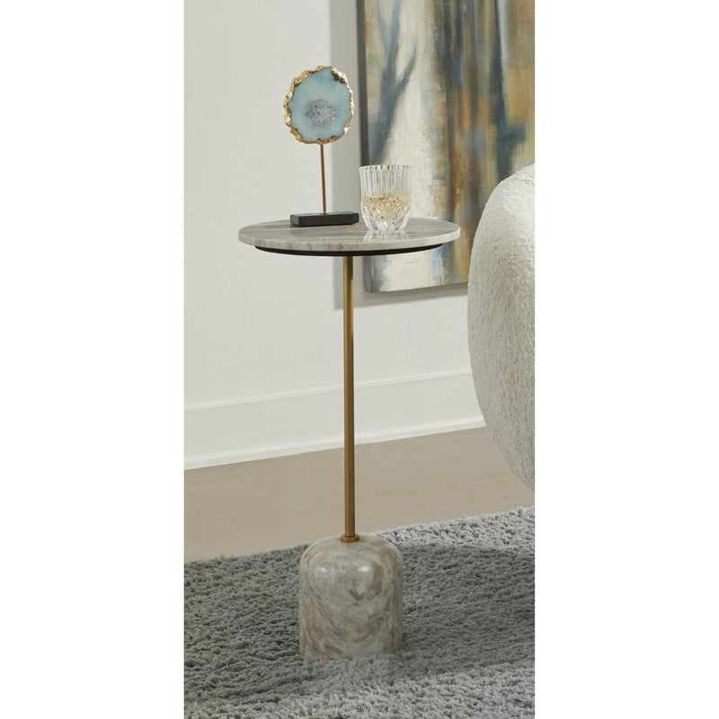 Coast2Coast Aoede 97557 Browns & White Transitional Accent Table IMAGE 5