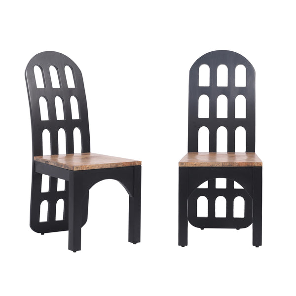Coast2Coast Collins 97568 Farmhouse Dining Chair - Set of Two IMAGE 1