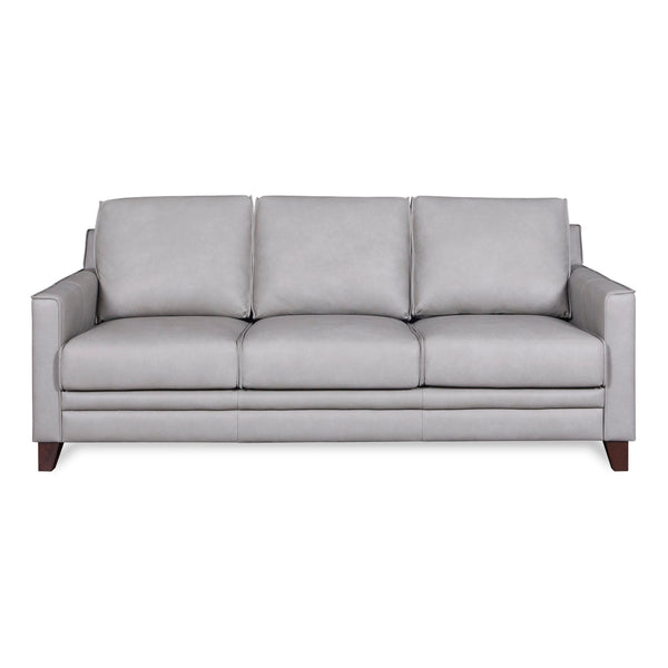 Leather Italia USA 5313 Stanton Sofa 9305S Grey Leather-Split IMAGE 1