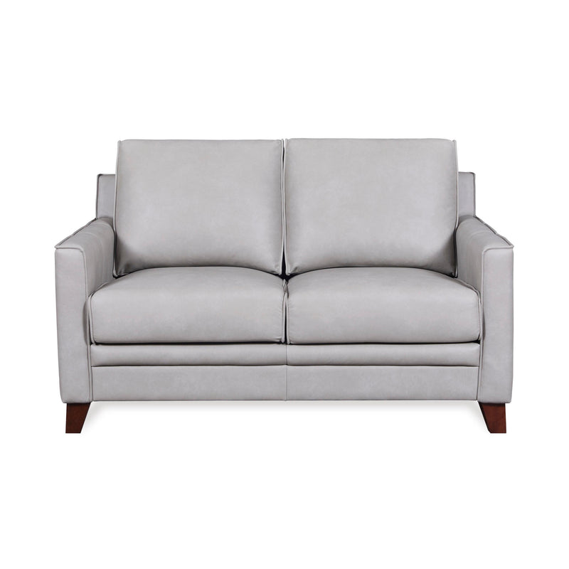 Leather Italia USA 5313 Stanton Loveseat 9305S Grey Leather-Split IMAGE 1