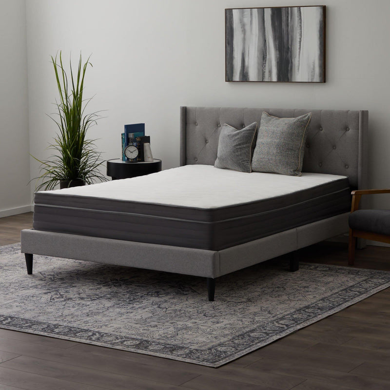 Weekender 12" Hybrid Bonnell Spring Gel Memory Foam Mattress - Twin/Gray IMAGE 6