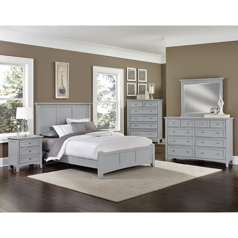 Vaughan-Bassett Bonanza BB26 King Mansion Bed - Grey IMAGE 2