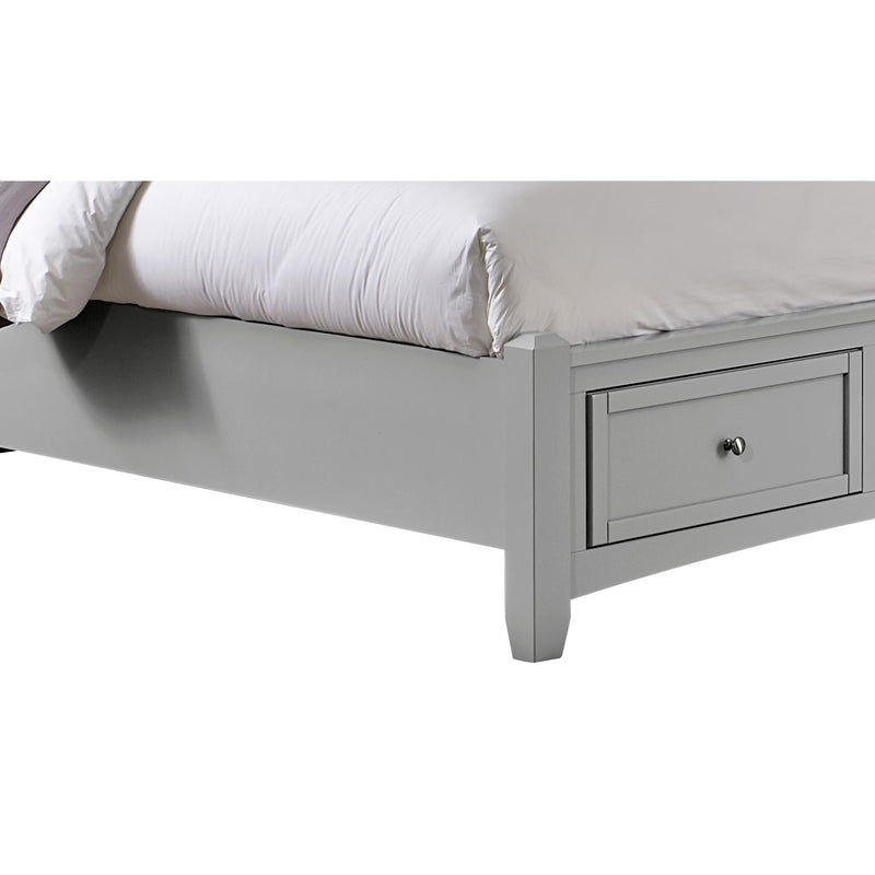 Vaughan-Bassett Bonanza BB26 King Mansion Storage Bed - Grey IMAGE 2