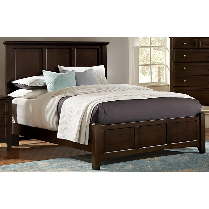 Vaughan-Bassett Bonanza BB27 Full Mansion Bed - Merlot IMAGE 1