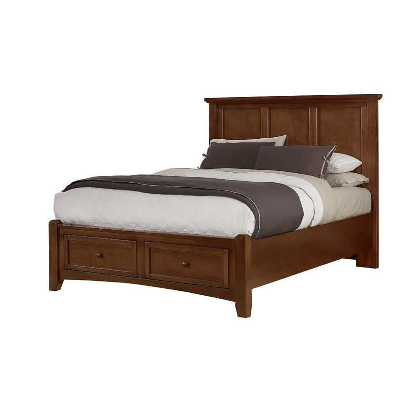 Vaughan-Bassett Bonanza BB28 Full Mansion Storage Bed - Cherry IMAGE 1