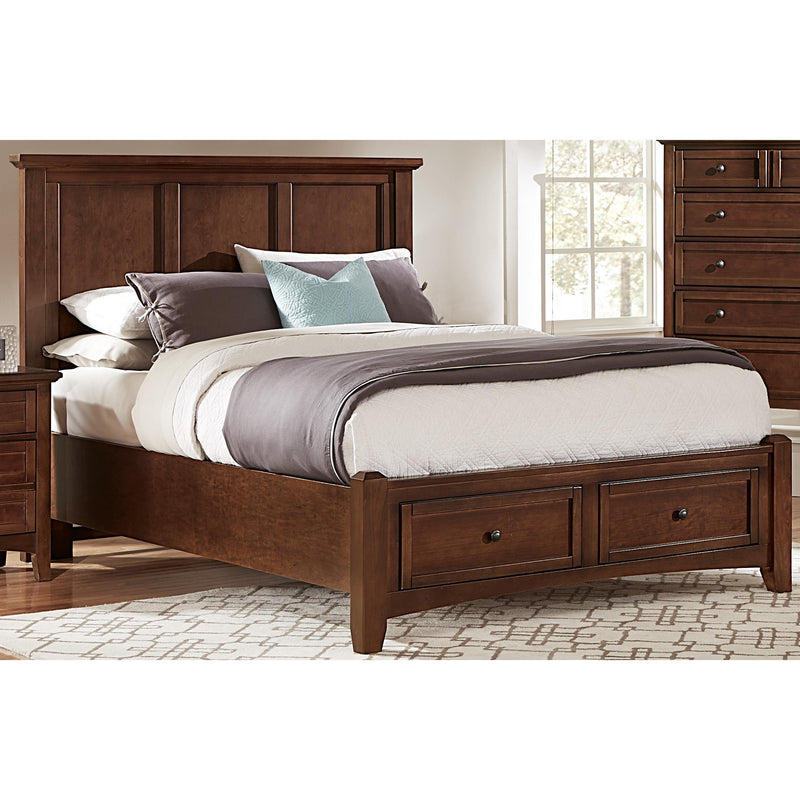 Vaughan-Bassett Bonanza BB28 Full Mansion Storage Bed - Cherry IMAGE 2