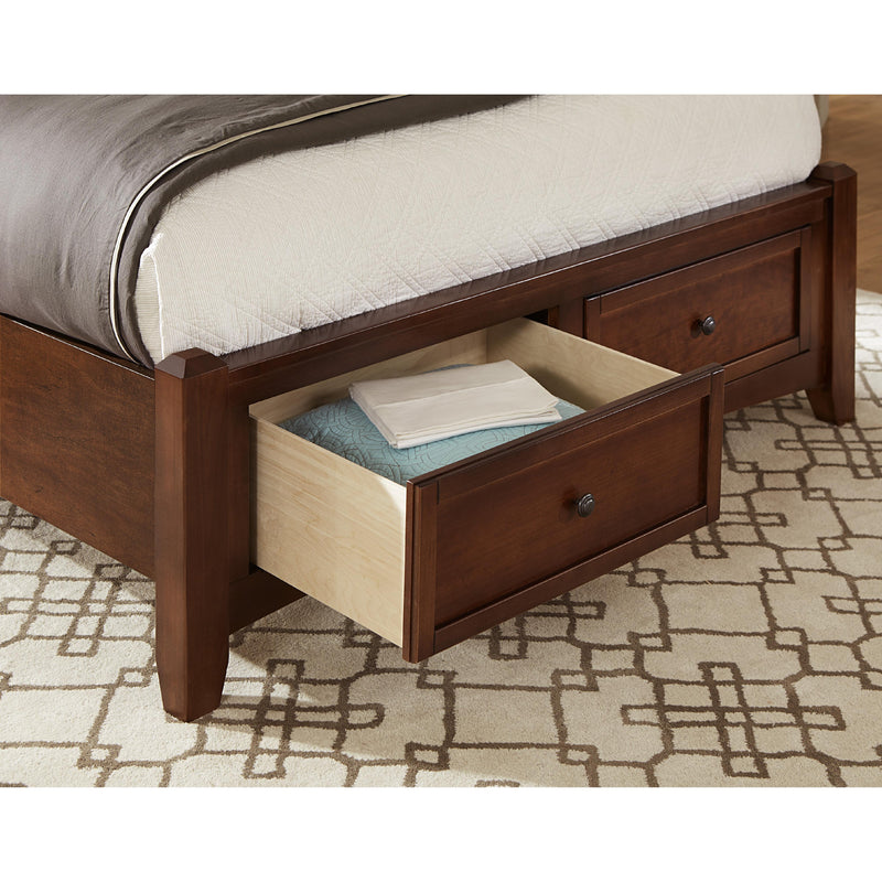 Vaughan-Bassett Bonanza BB28 Full Mansion Storage Bed - Cherry IMAGE 3