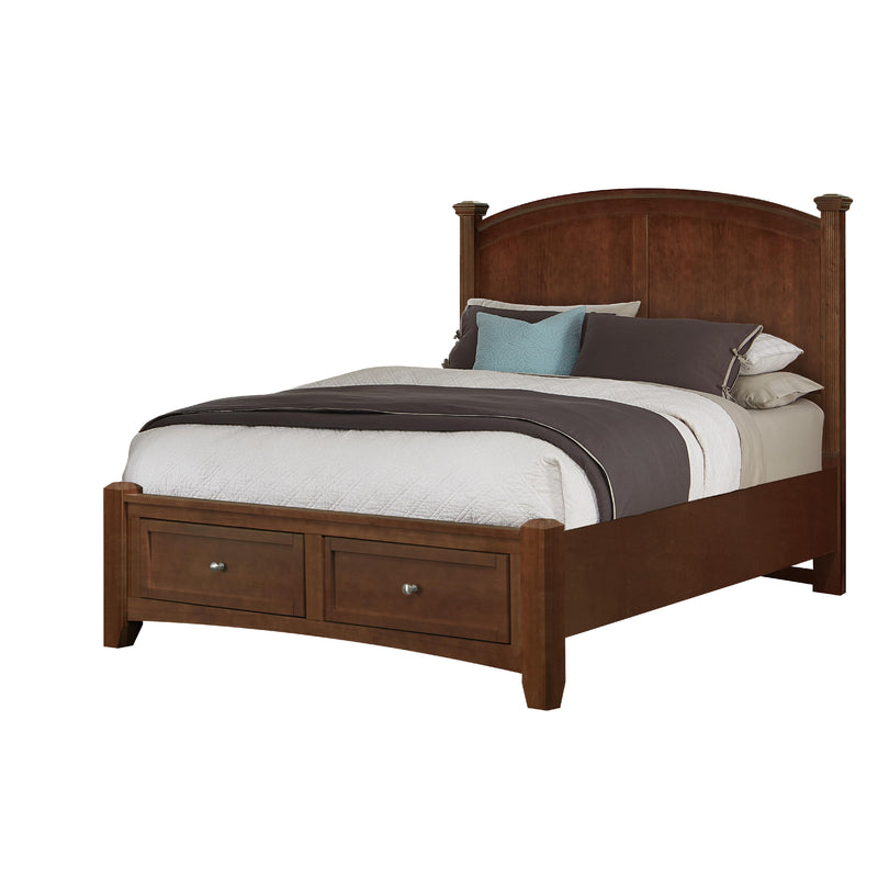 Vaughan-Bassett Bonanza BB28 King Poster Storage Bed - Cherry IMAGE 1