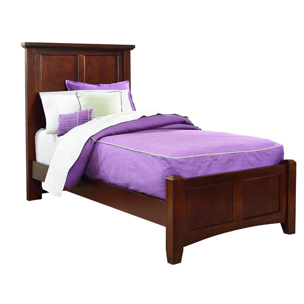 Vaughan-Bassett Bonanza BB28 Twin Mansion Bed - Cherry IMAGE 1