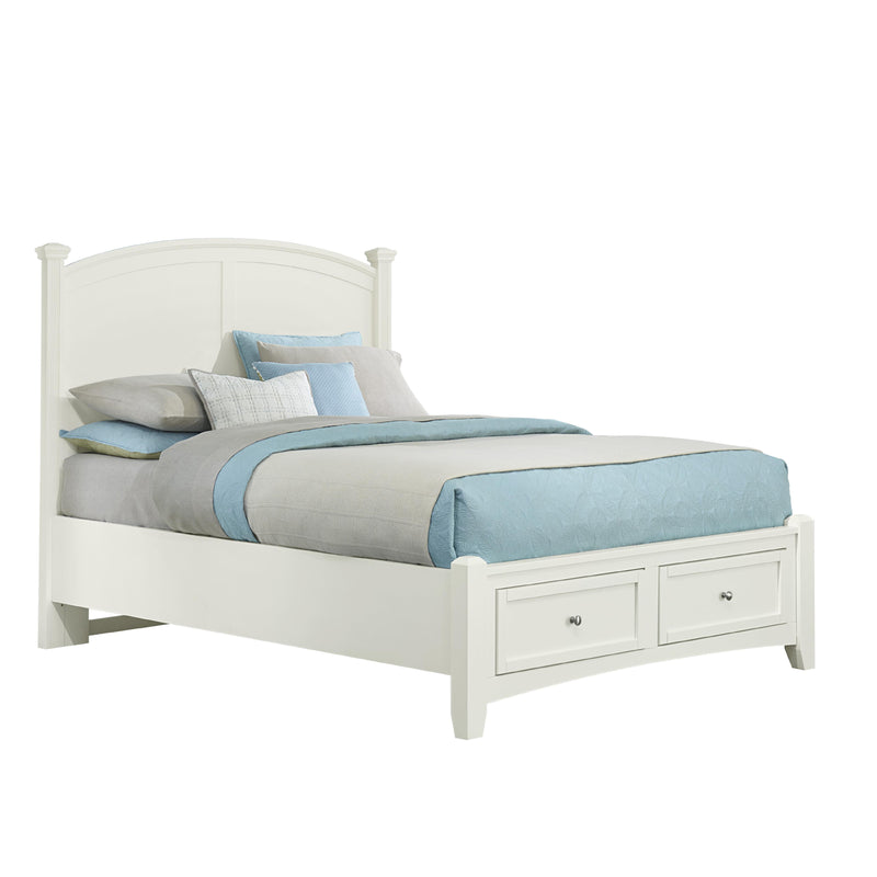 Vaughan-Bassett Bonanza BB29 King Poster Storage Bed - White IMAGE 1