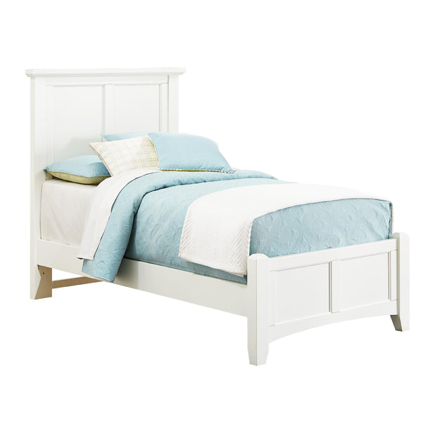 Vaughan-Bassett Bonanza BB29 Twin Mansion Bed - White IMAGE 1