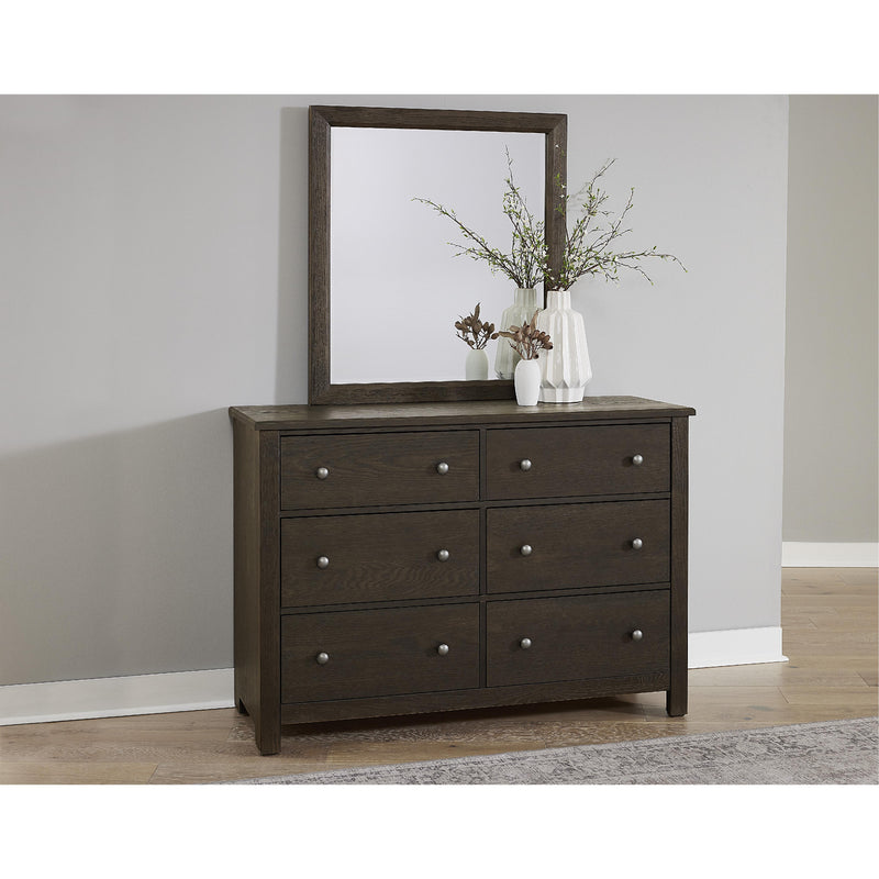 Vaughan-Bassett Fundamentals 10-002 6 Drawer Dresser - Java IMAGE 5