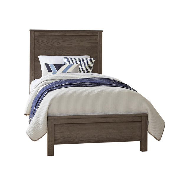 Vaughan-Bassett Fundamentals 11 Twin Bed - Grey IMAGE 1