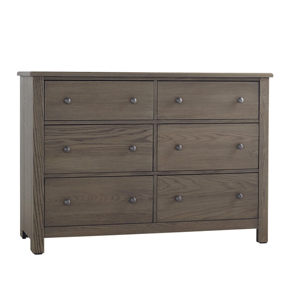 Vaughan-Bassett Fundamentals 11-002 6 Drawer Dresser - Grey IMAGE 1