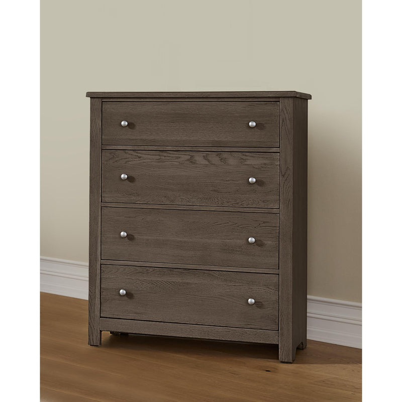 Vaughan-Bassett Fundamentals 11-114 4 Drawer Chest - Grey IMAGE 2