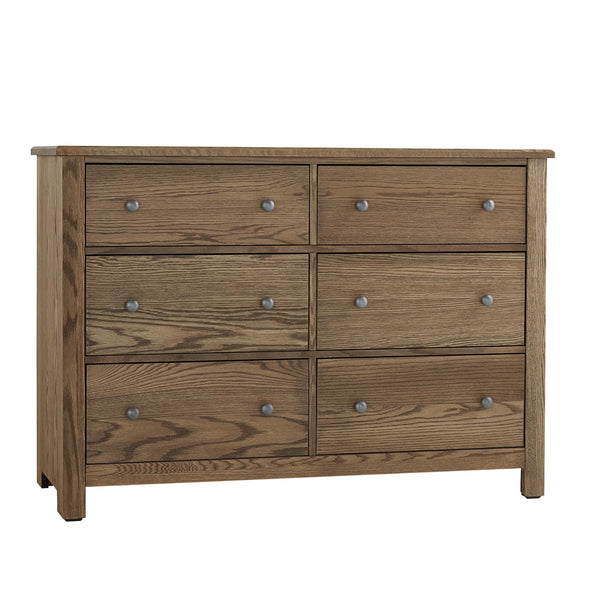 Vaughan-Bassett Fundamentals 12-002 6 Drawer Dresser - Natural IMAGE 1