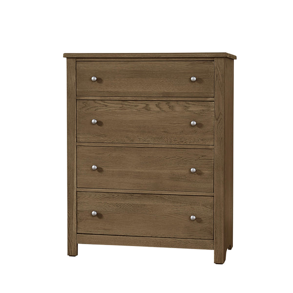 Vaughan-Bassett Fundamentals 12-114 4 Drawer Chest - Natural IMAGE 1