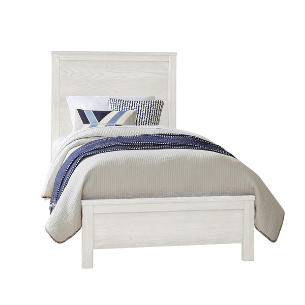 Vaughan-Bassett Fundamentals 16 Twin Bed - White IMAGE 1