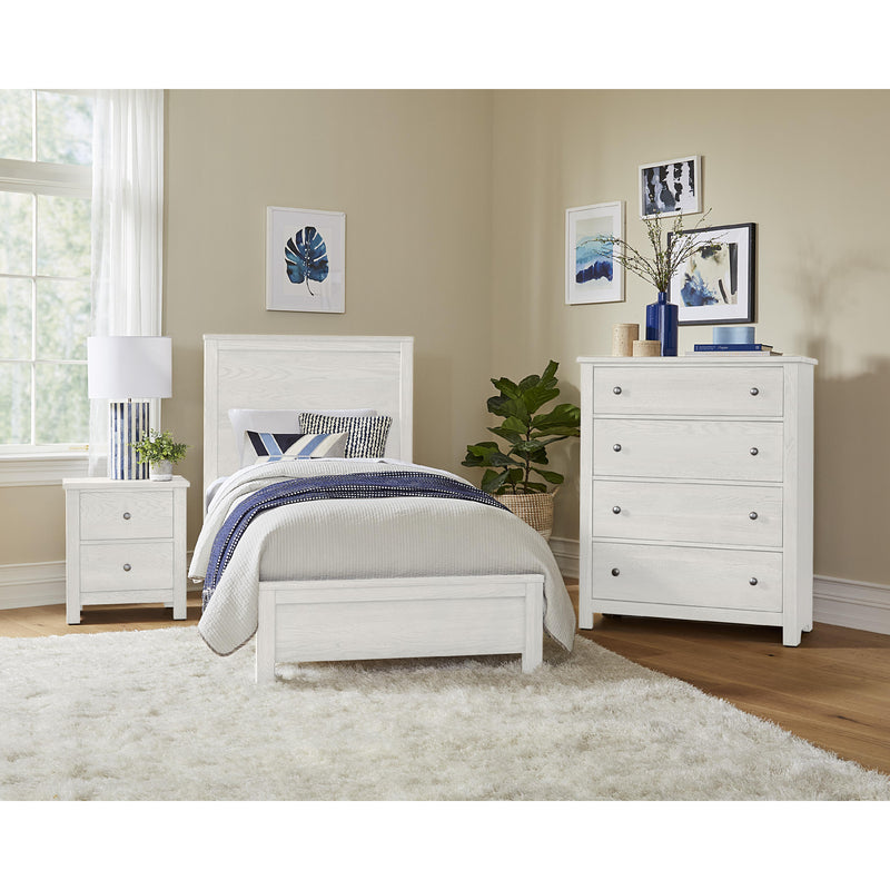 Vaughan-Bassett Fundamentals 16-114 4 Drawer Chest - White IMAGE 3