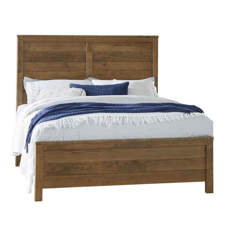 Vaughan-Bassett Lancaster County 815 Queen Casual Bed - Amish Cherry IMAGE 1