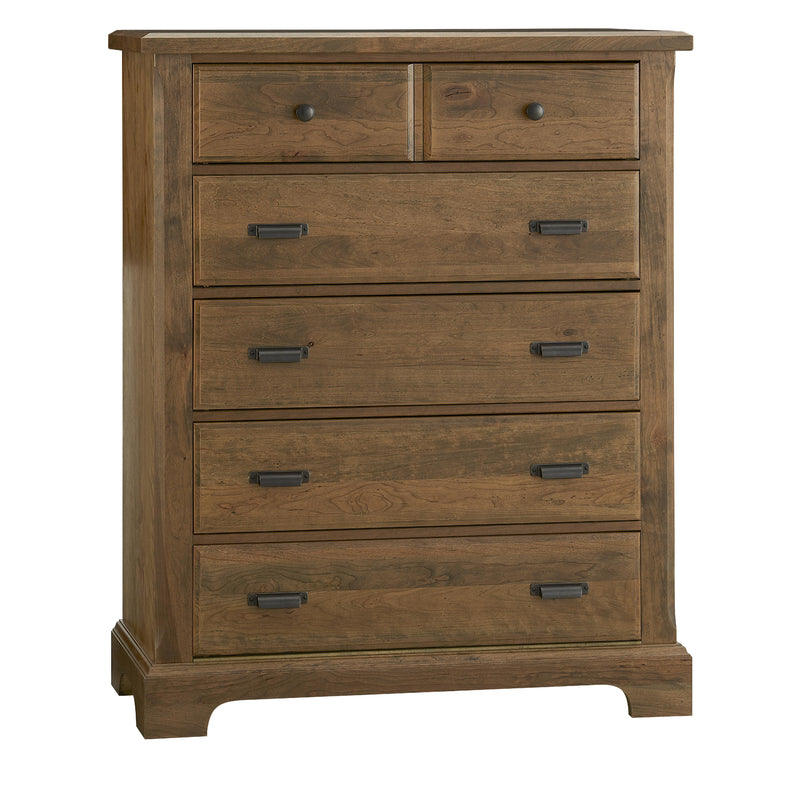 Vaughan-Bassett Lancaster County 815-115 5 Drawer Chest - Amish Cherry IMAGE 1