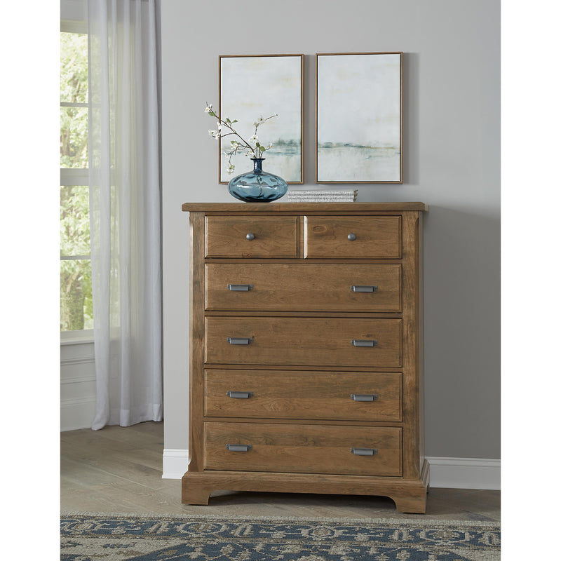 Vaughan-Bassett Lancaster County 815-115 5 Drawer Chest - Amish Cherry IMAGE 2