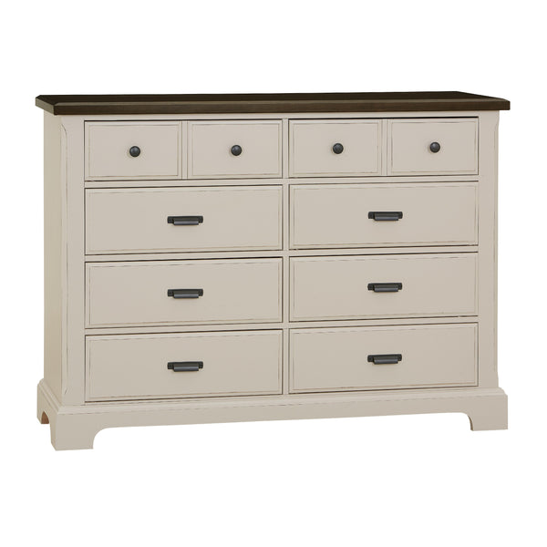 Vaughan-Bassett Lancaster County 817-003 Two-Tone 8 Drawer Dresser - Amish Walnut IMAGE 1