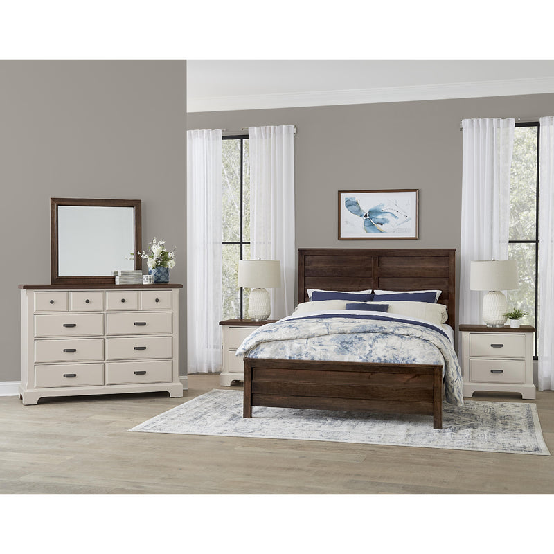 Vaughan-Bassett Lancaster County 817-003 Two-Tone 8 Drawer Dresser - Amish Walnut IMAGE 2