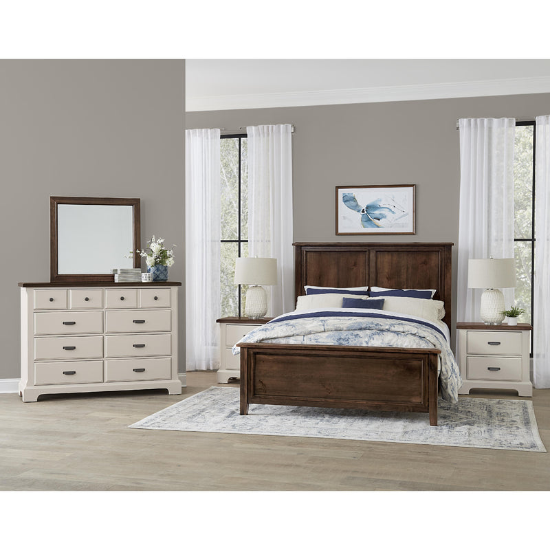 Vaughan-Bassett Lancaster County 817-003 Two-Tone 8 Drawer Dresser - Amish Walnut IMAGE 3