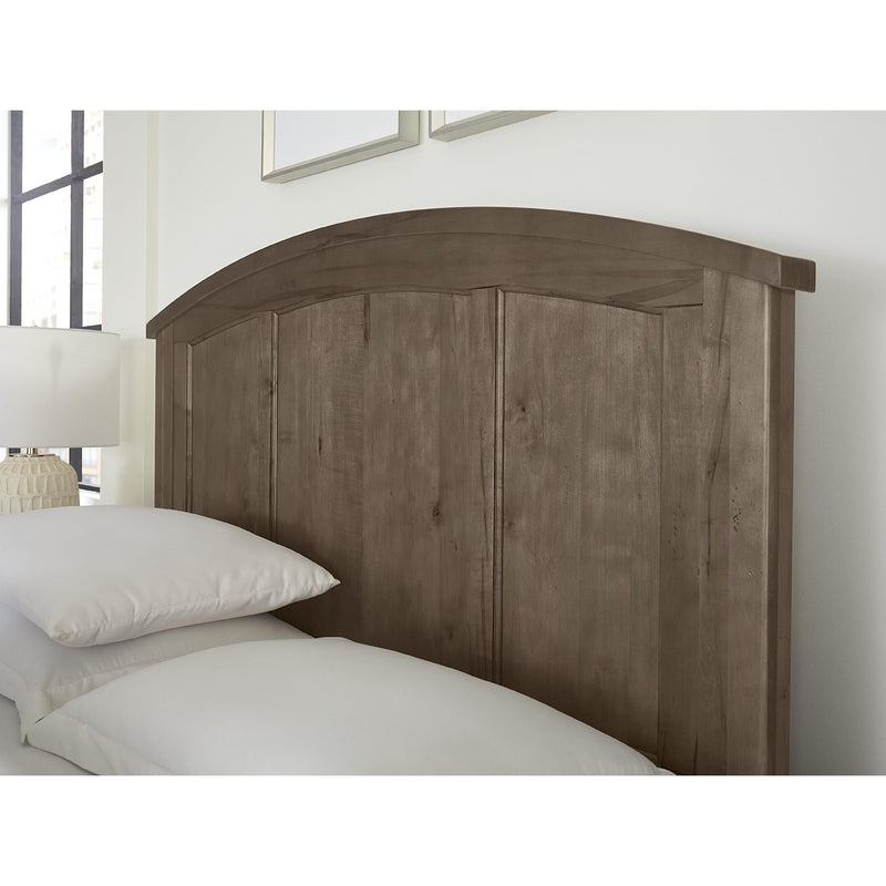 Vaughan-Bassett Woodbridge 820 King Arch Bed with Storage Footboard - Dark Cashmere IMAGE 5