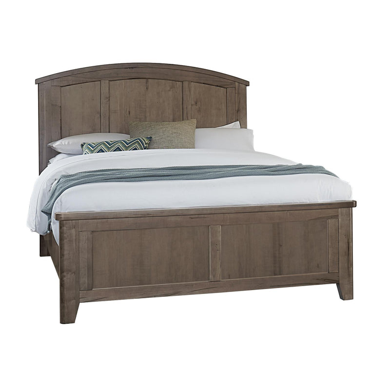 Vaughan-Bassett Woodbridge 820 Queen Arch Bed - Dark Cashmere IMAGE 1