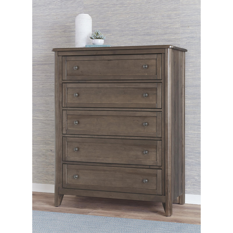 Vaughan-Bassett Woodbridge 820-115 5 Drawer Chest - Dark Cashmere IMAGE 2