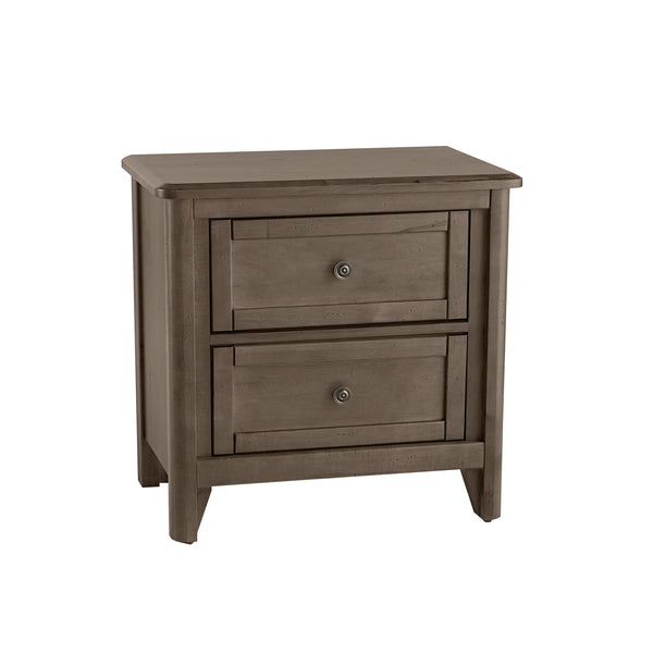 Vaughan-Bassett Woodbridge 820-227 2 Drawer Nightstand - Dark Cashmere IMAGE 1