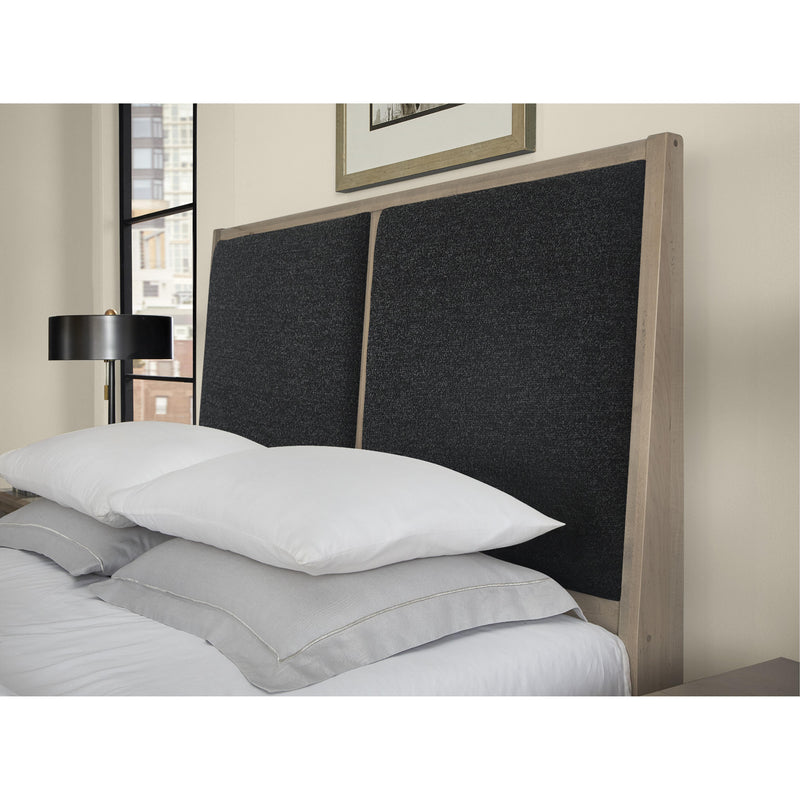 Vaughan-Bassett Woodbridge 821 King Upholstered Bed with Black Fabric - Shadow Grey IMAGE 6