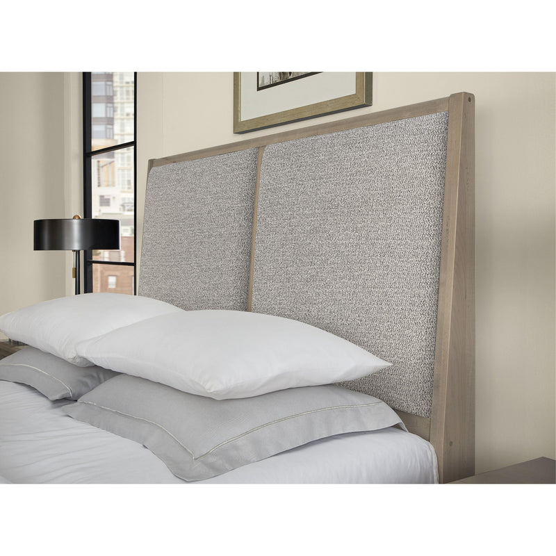 Vaughan-Bassett Woodbridge 821 King Upholstered Bed with Storage and Grey Fabric - Shadow Grey IMAGE 3