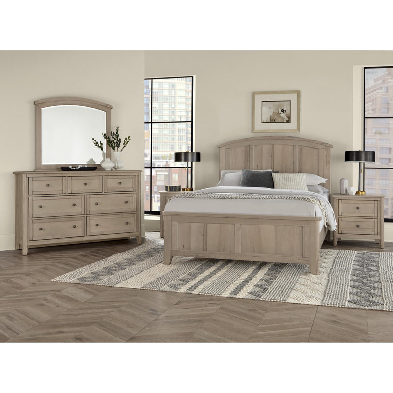 Vaughan-Bassett Woodbridge 821 Queen Arch Bed - Shadow Grey IMAGE 2