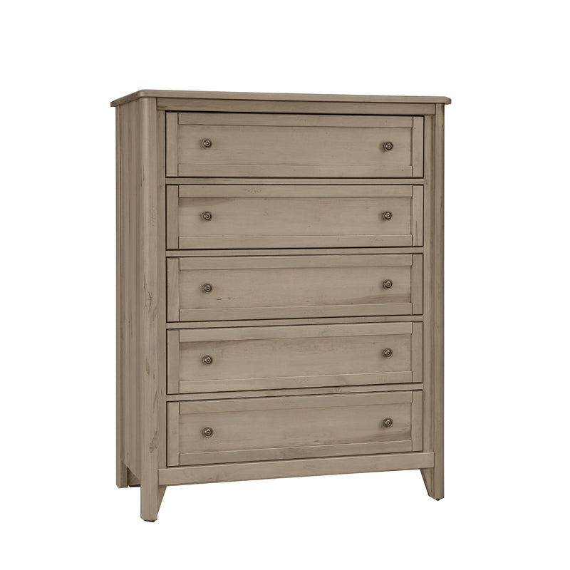 Vaughan-Bassett Woodbridge 821-115 5 Drawer Chest - Shadow Grey IMAGE 1