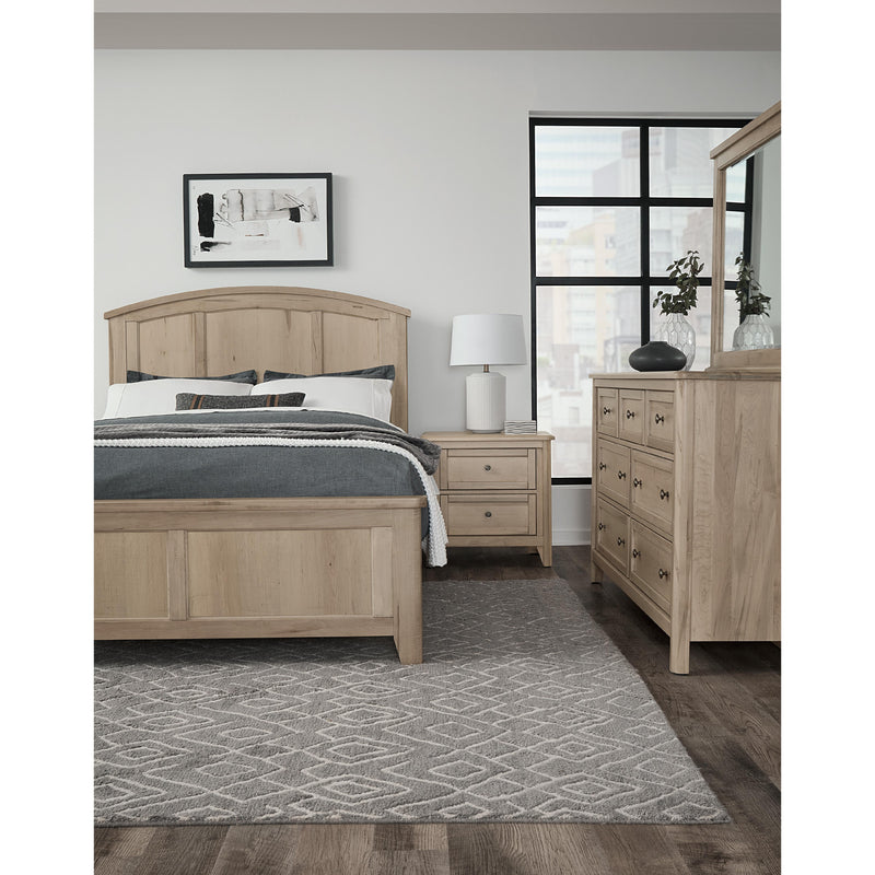 Vaughan-Bassett Woodbridge 822 Queen Arch Bed - Clear Maple IMAGE 2