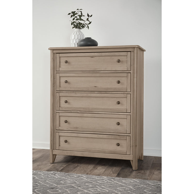 Vaughan-Bassett Woodbridge 822-115 5 Drawer Chest - Clear Maple IMAGE 2