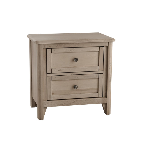 Vaughan-Bassett Woodbridge 822-227 2 Drawer Nightstand - Clear Maple IMAGE 1